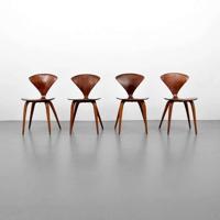 Norman Cherner Dining Chairs - Sold for $1,750 on 01-17-2015 (Lot 312).jpg